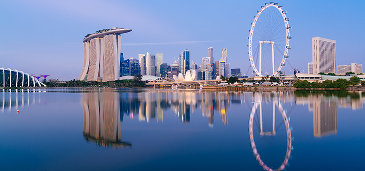 Singapore skyline at dawn. Photo: iStockphoto/Getty Images