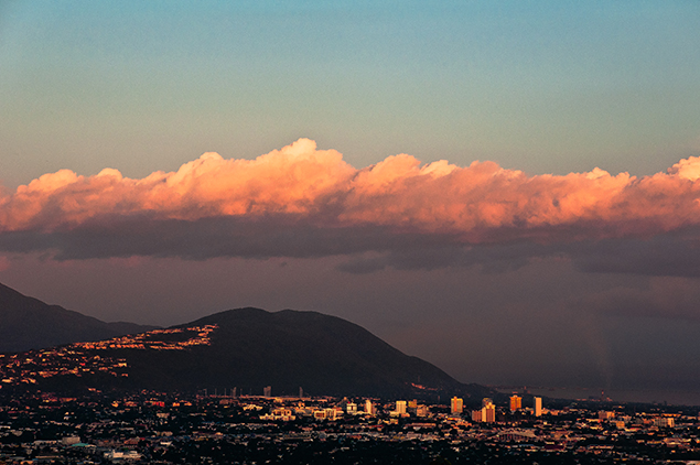 Kingston, Jamaica, at sunset