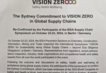 Sydney Commitment, Vision Zero, Supply Chains, SHW PLUS